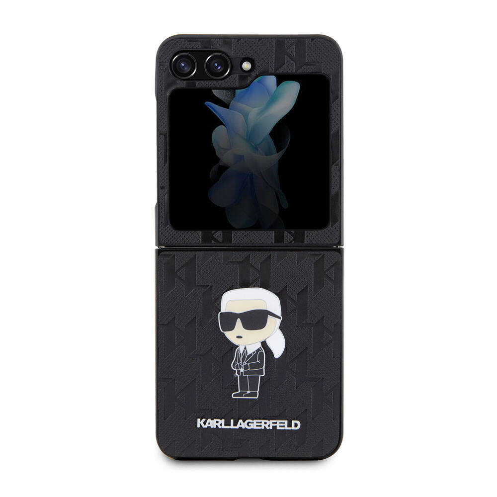 Karl Lagerfeld Galaxy Z Flip 5 Kılıf Orjinal Lisanslı KL Desenli Karl İkonik Saffiano Telefon Kılıfı - 1 Karl Lagerfeld Galaxy Z Flip 5 Kılıf Orjinal Lisanslı KL Desenli Karl İkonik Saffiano Telefon Kılıfı - 1